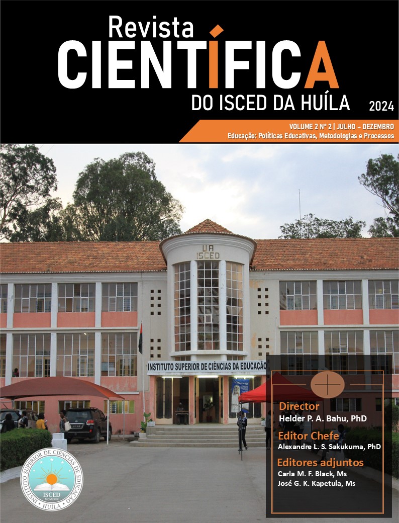 Capa da Revista Científica do ISCED da Huíla